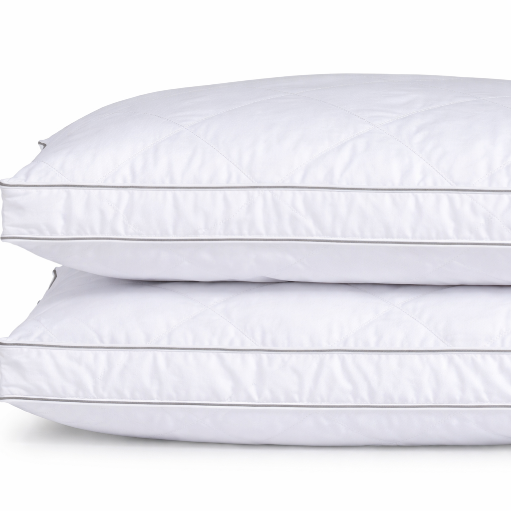 dual piping pillow plain